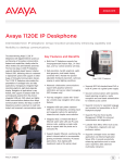 Avaya 1140E IP Deskphone