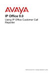 Using IP Office Customer Call Reporter