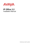 IP Office 3.2 Installation Manual