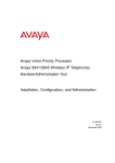 Avaya Voice Priority Processor Avaya 3641/3645 Wireless IP