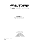 Model MTI-5 Operator`s Manual