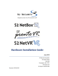 S2 NetVR Hardware Installation Guide