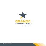 Customer Guide - Grande Communications