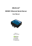 ABLELink SE5001 Ethernet Serial Server