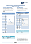 Sensor Datasheet and Installation Instruction