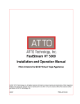 FastStream VT 5300 Installation and Operation Manual
