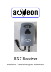 RX7 Receiver Installation Instructions - M