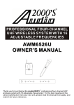 to extract the AWM6526U Owner`s Manual.