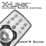 User`S Guide - X-Link Universal Remote Control for Xbox 360 by