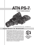 ATN PS-7 operator`s manual