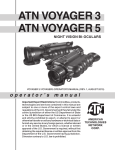 ATN Voyager 3/5 operator`s manual
