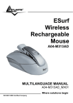 ESurf Wireless Rechargeable Mouse