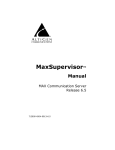MaxSupervisor Manual