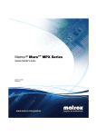 Matrox® Mura™ MPX Series