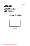 ASUS VW197DR User Guide Manual