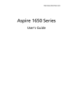 Aspire 1650 Series