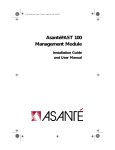 AsantéFAST 100 Management Module