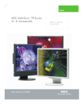 NEC MultiSync LCD1770NXM Monitor