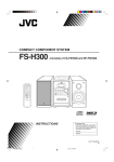 JVC FSH300 CD Shelf System