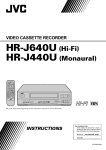 JVC HR-J640 VHS VCR