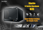 Shuttle K45 Intel based barebone system Motherboard