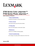 IBM Lexmark Z715 InkJet Printer