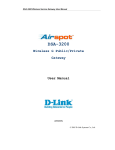 D-Link AirSpot DSA-3200 (F56772) Firewall