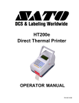 SATO HT200E Thermal Label Printer