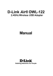 D-Link Air DWL-122 802.11b Wireless Adapter