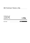 IBM Thinkvision L190P (Black) 19" LCD Monitor