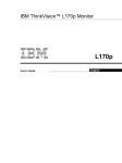 IBM ThinkVision L170p 17" LCD Monitor