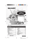 Sharp 36F-630 36" TV