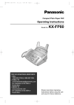 Panasonic KX-FP80 Plain Paper Thermal transfer Fax