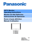 Panasonic CT-30WC14 30" TV