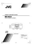JVC MXKC4 360-Watt Compact Component Audio Stereo System Shelf System
