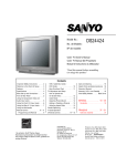 Sanyo DS24424 24" TV