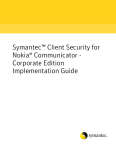 Symantec Client Security for Nokia Communicator 3.0