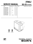 Sony KV-PF21M70 21" TV