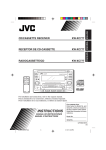 JVC KW-XC777 CD / Cassette Player