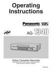 Panasonic AG-1340 VHS VCR