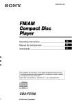 Sony CDX-F5700 CD Player