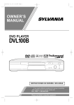 Sylvania DVL100B DVD Player