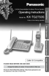 Panasonic KX-TG2750S Cordless Phone