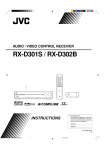 JVC RX-D302 7.1 Channels Receiver
