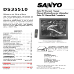 Sanyo DS35510 35" TV