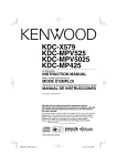 Kenwood eXcelon KDC-X579 CD Player - KDC