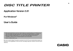 Casio CW-75 Thermal Label Printer