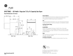 GE DPGT750GC Gas Dryer