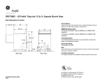 GE Profile Harmony DPGT750EC Electric Dryer