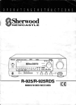 Sherwood R-925 MKII Receiver - F:\My eBooks\Instructions Sherwood R925